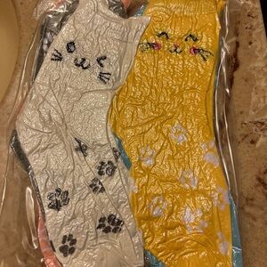 Cute Cat Print Socks Set